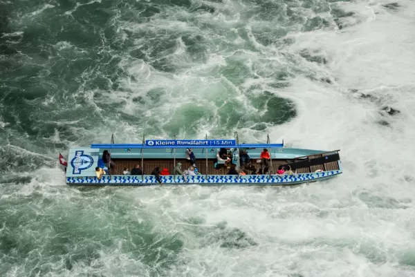 Rhine Falls boat